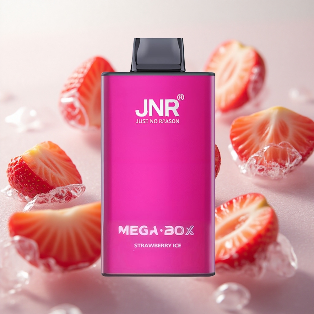 JNR Mega Box 25000 Puffs Jednorázová Vape Jahodový led 30ml kapacita e-liquidu Czech Republic wholesale