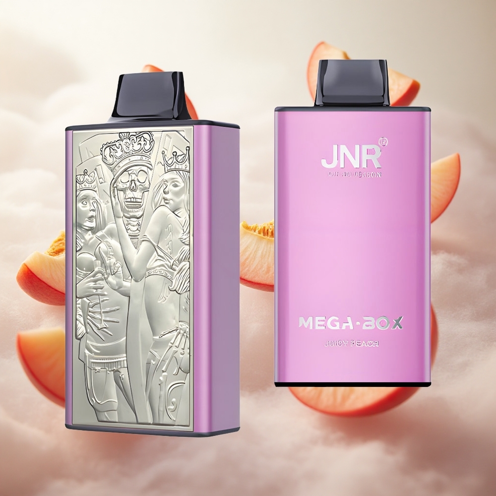 JNR Mega Box 25000 Puffs Jednorázová Vape Juicy Peach 2 Nikotin Czech Republic wholesale