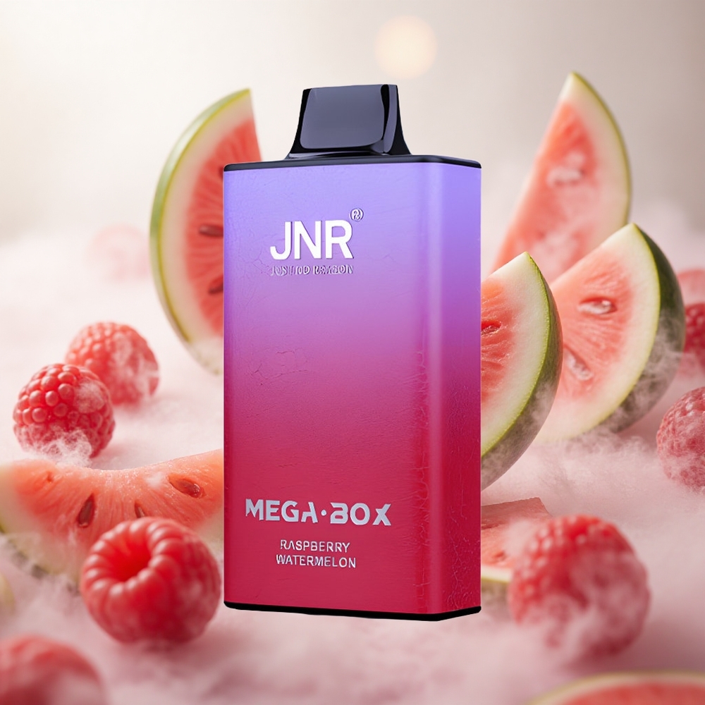 JNR Mega Box 25000 Puffs Jednorázová Vape Malina Vodní Meloun 30ml Kapacita E-liquid Czech Republic wholesale