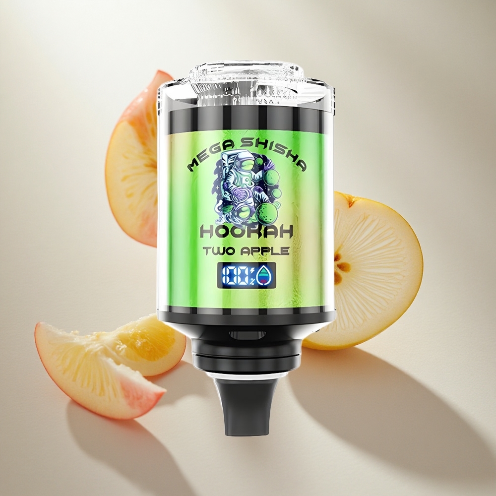 JNR Mega Shicha Hookah 100K 60ml Kapacita e-Kapaliny Stolní Kompatibilita Dvě Jablka Česká republika velkoobchod