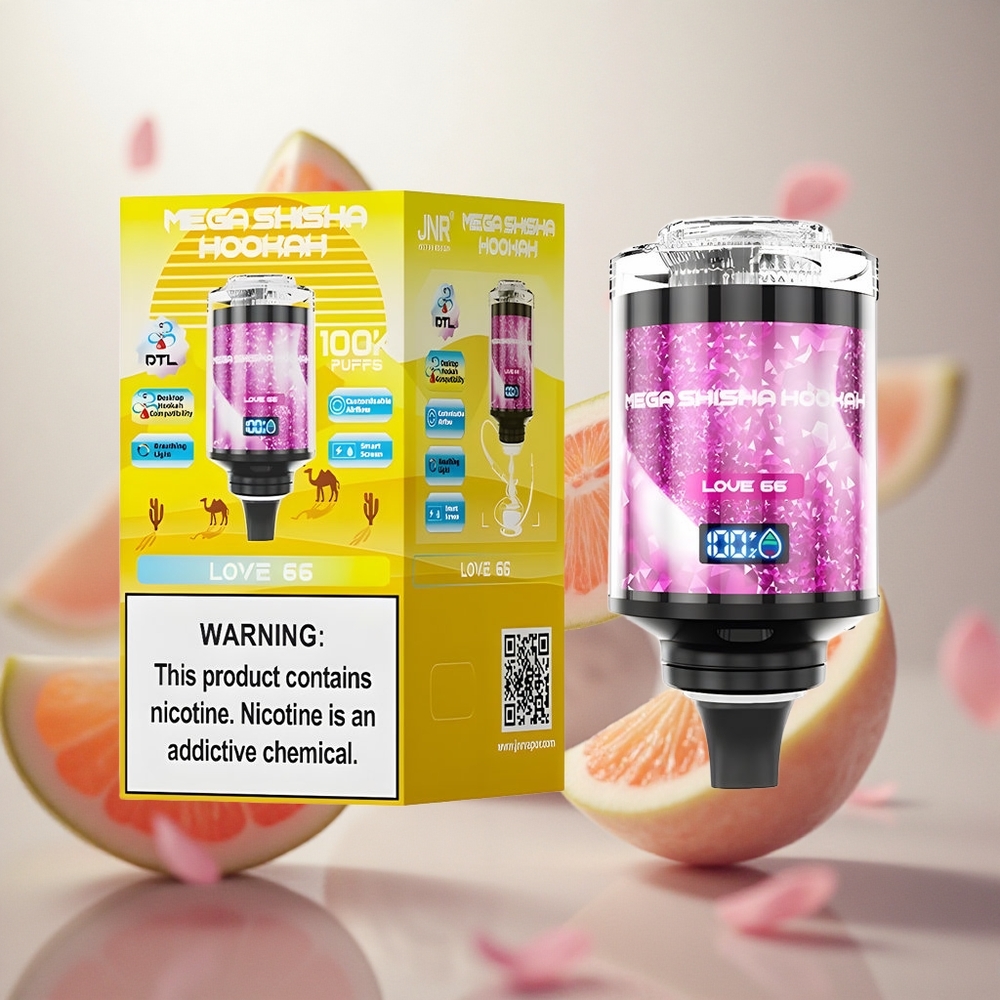 JNR Mega Shicha Hookah 100K 60ml kapacita e-liquidu Desktop Compatibility Love 66 Czech Republic wholesale