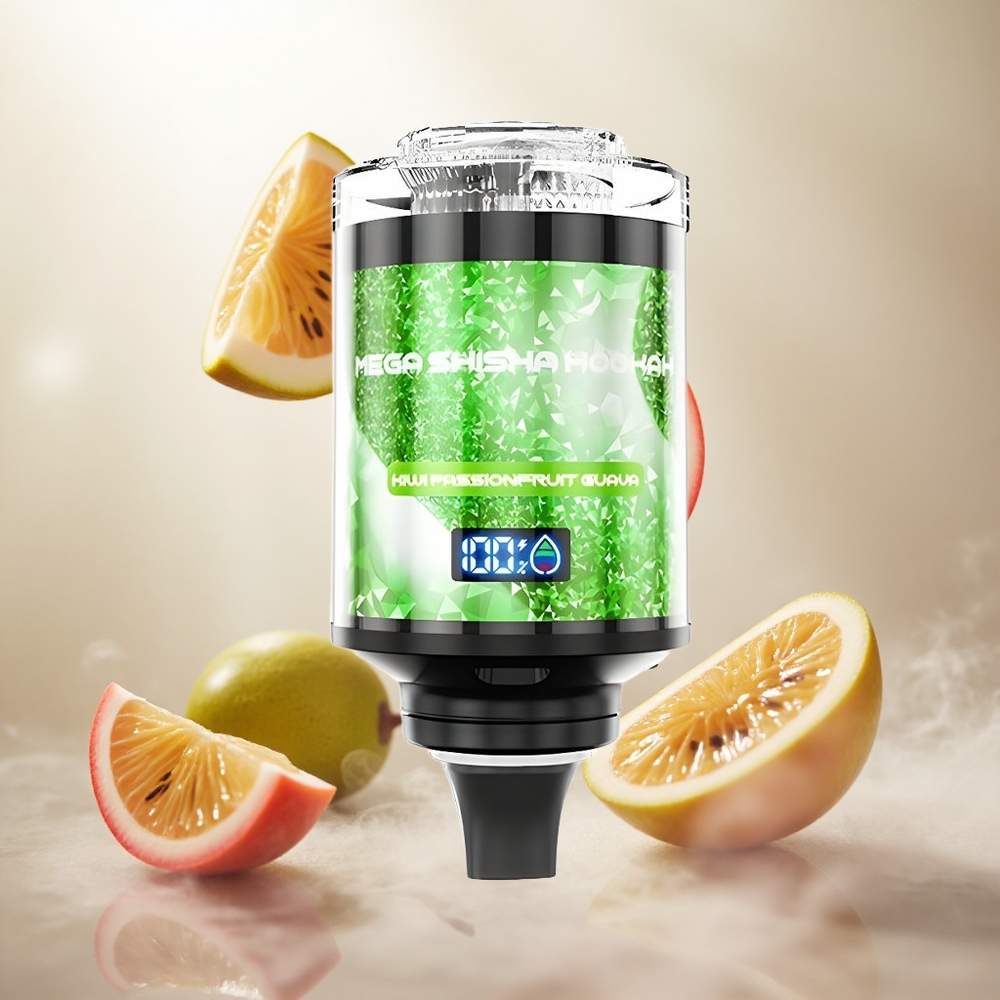 JNR Mega Shisha Hookah 100K Kiwi Passionfruit Guava 2200mAh dobíjecí baterie Czech Republic wholesale