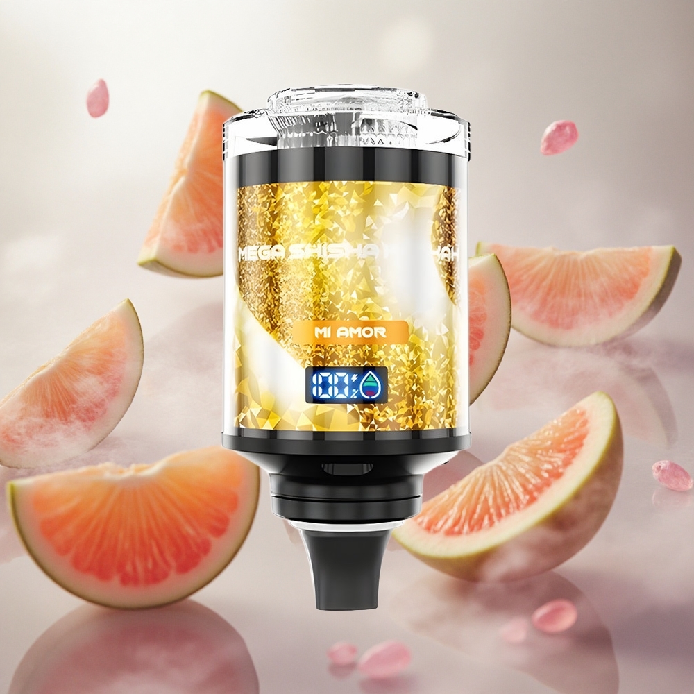 JNR Mega Shisha Hookah 100K Mi Amor 60ml kapacita e-liquidu 2 nikotinu Czech Republic wholesale
