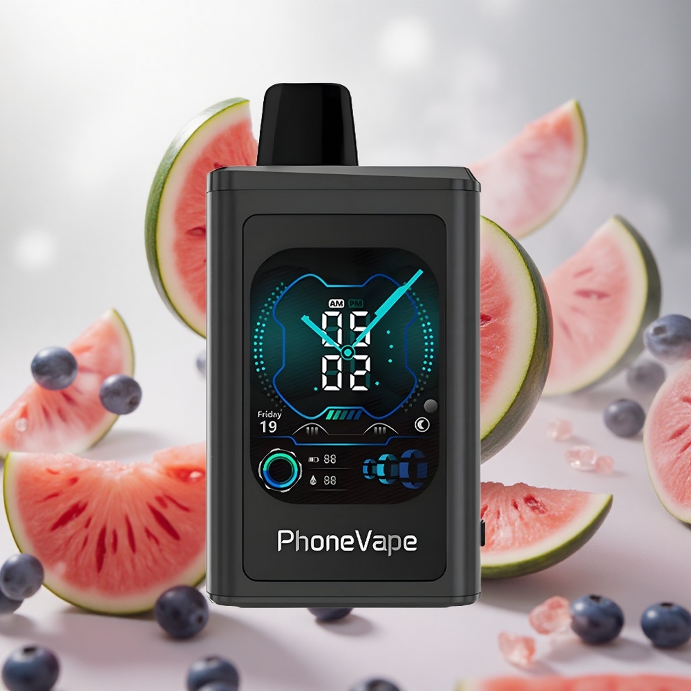 JNR PhoneVape 30000 Puffs Jednorázová Vape Borůvka Vodní meloun 850mAh Typ-C Nabíjecí Baterie Czech Republic wholesale