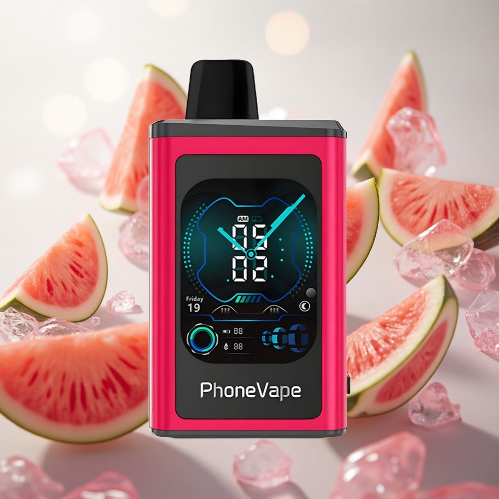 JNR PhoneVape 30000 Puffs Jednorázová Vape Vodní meloun Ledová příchuť 850mAh baterie s nabíjením Type-C Czech Republic wholesale