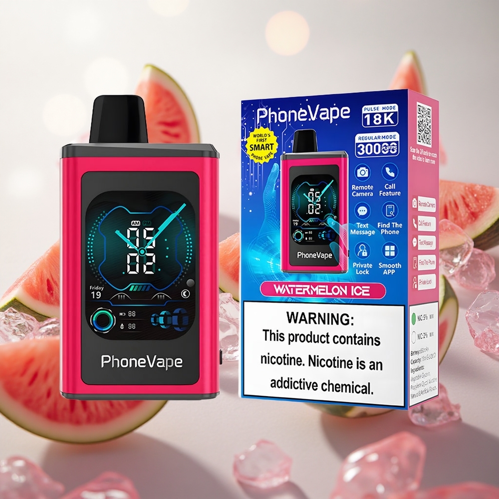 JNR PhoneVape 30000 Puffs Jednorázová Vape Vodní meloun Ledová příchuť 850mAh baterie s nabíjením Type-C Czech Republic wholesale