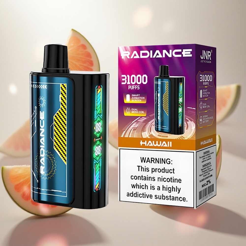 JNR Radiance 31000 Puffs 28ml e-liquid Jednorázová Vape Hawaii Czech Republic wholesale