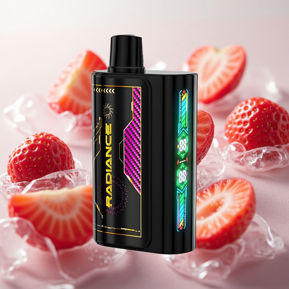 JNR Radiance 31000 Puffs Jahoda Led 28ml E-liquid Czech Republic wholesale