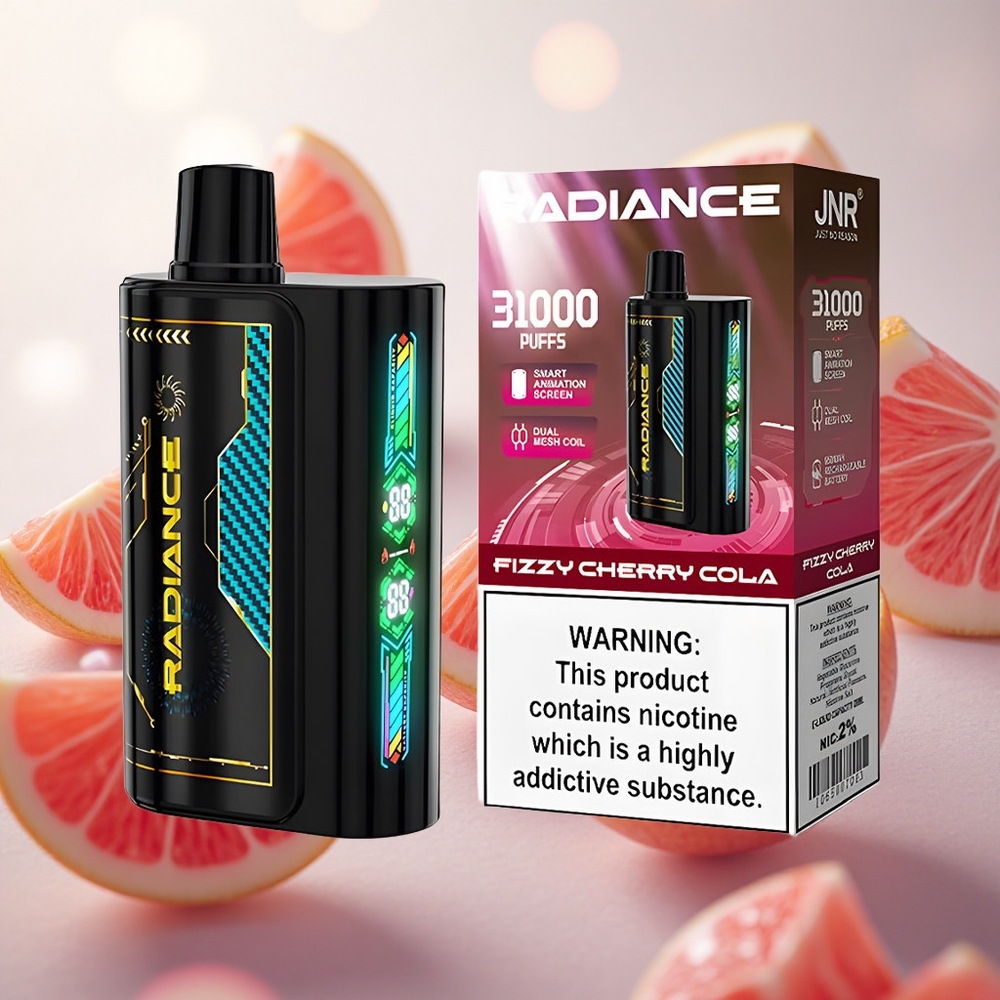 JNR Radiance 31000 Puffs Jednorázová Vape Fizzy Cherry Cola 28ml E-liquid Czech Republic wholesale