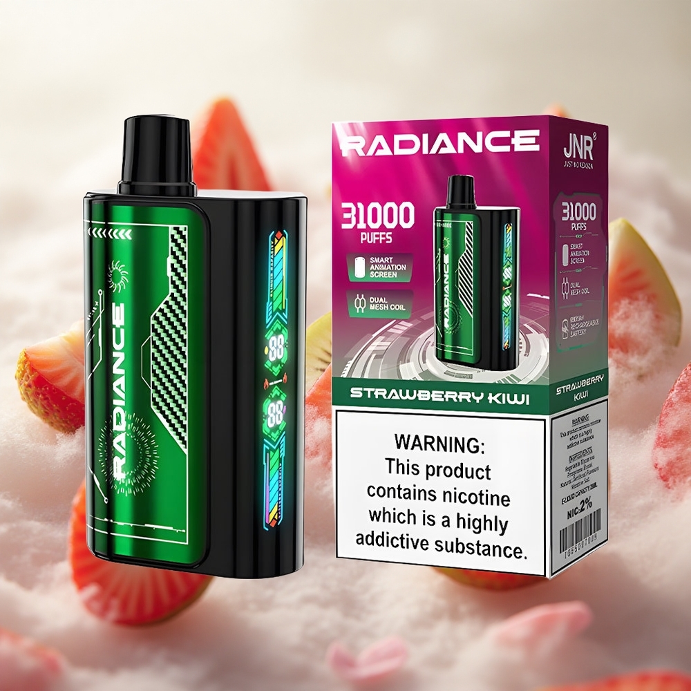 JNR Radiance 31000 Puffs Jednorázová Vape Jahoda-Kiwi 28ml E-liquid Czech Republic wholesale