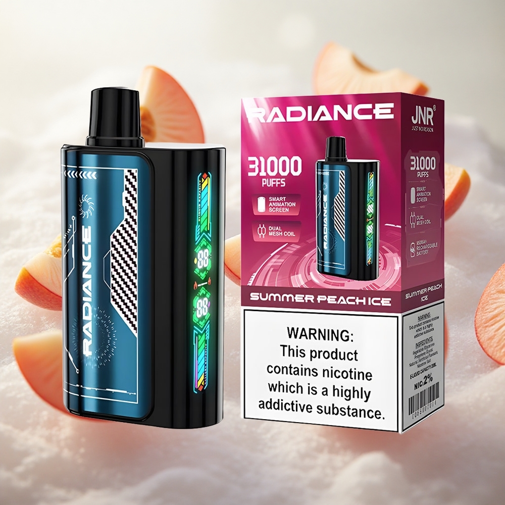 JNR Radiance 31000 Puffs Jednorázová Vape Summer Peach Ice 28ml E-liquid Czech Republic wholesale