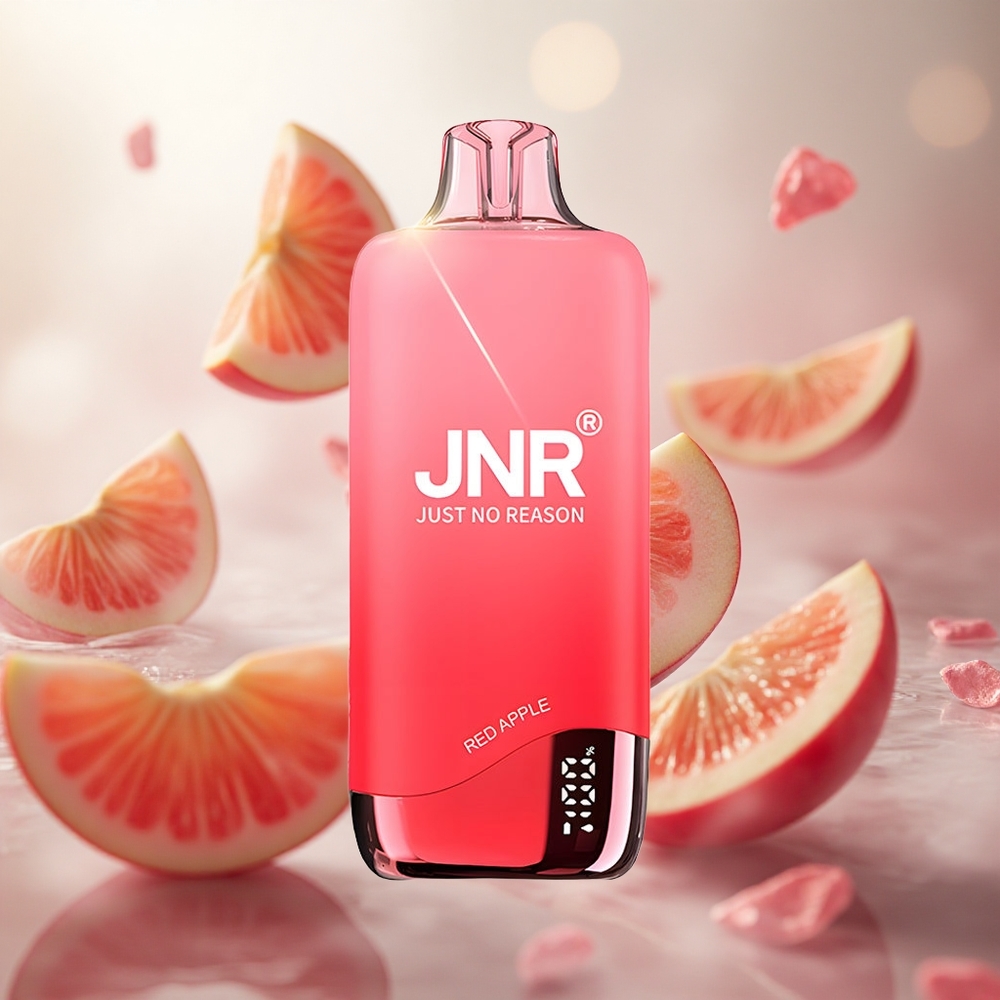 JNR Rainbow 10500 Puffs Jednorázová Vape Červené jablko 18ml nádrž na e-liquid Czech Republic wholesale