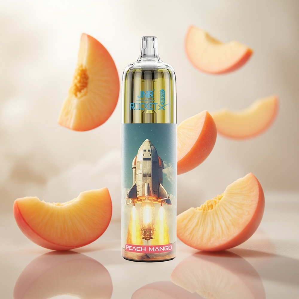 JNR Rocket-X 12400 Puffs Jednorázová Vape Broskvové Mango s Nastavitelným Průtokem Vzduchu Czech Republic wholesale