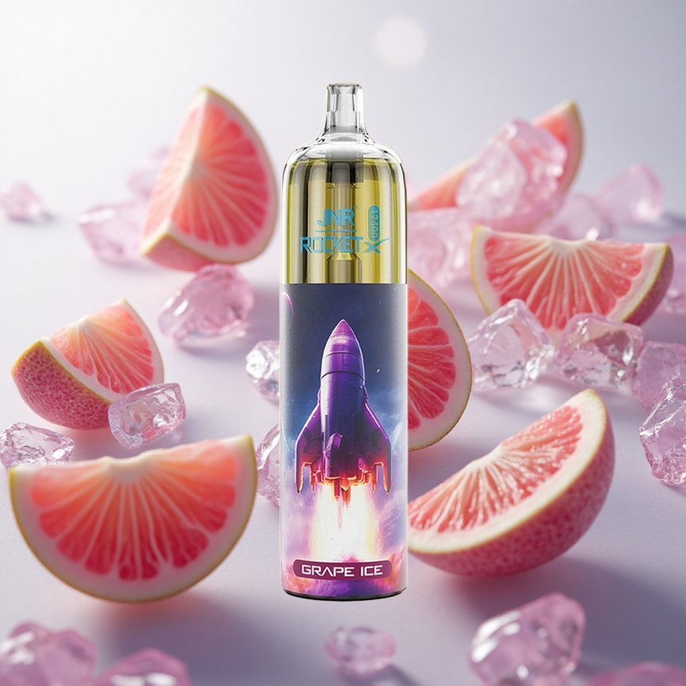 JNR Rocket-X 12400 Puffs Jednorázová Vape Grape Ice s 25ml kapacitou e-liquidu Czech Republic wholesale