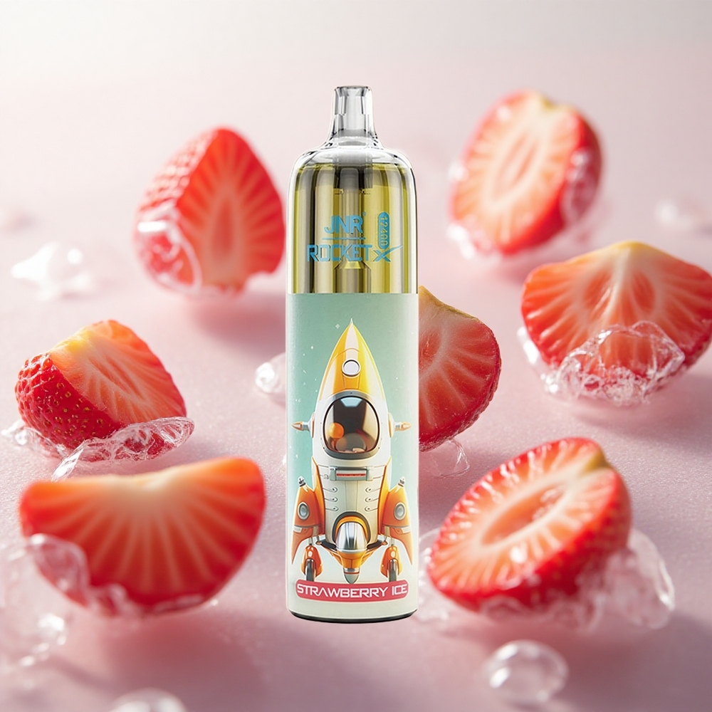 JNR Rocket-X 12400 Puffs Jednorázová Vape Jahoda Led 25ml Kapacita E-liquidu Czech Republic wholesale