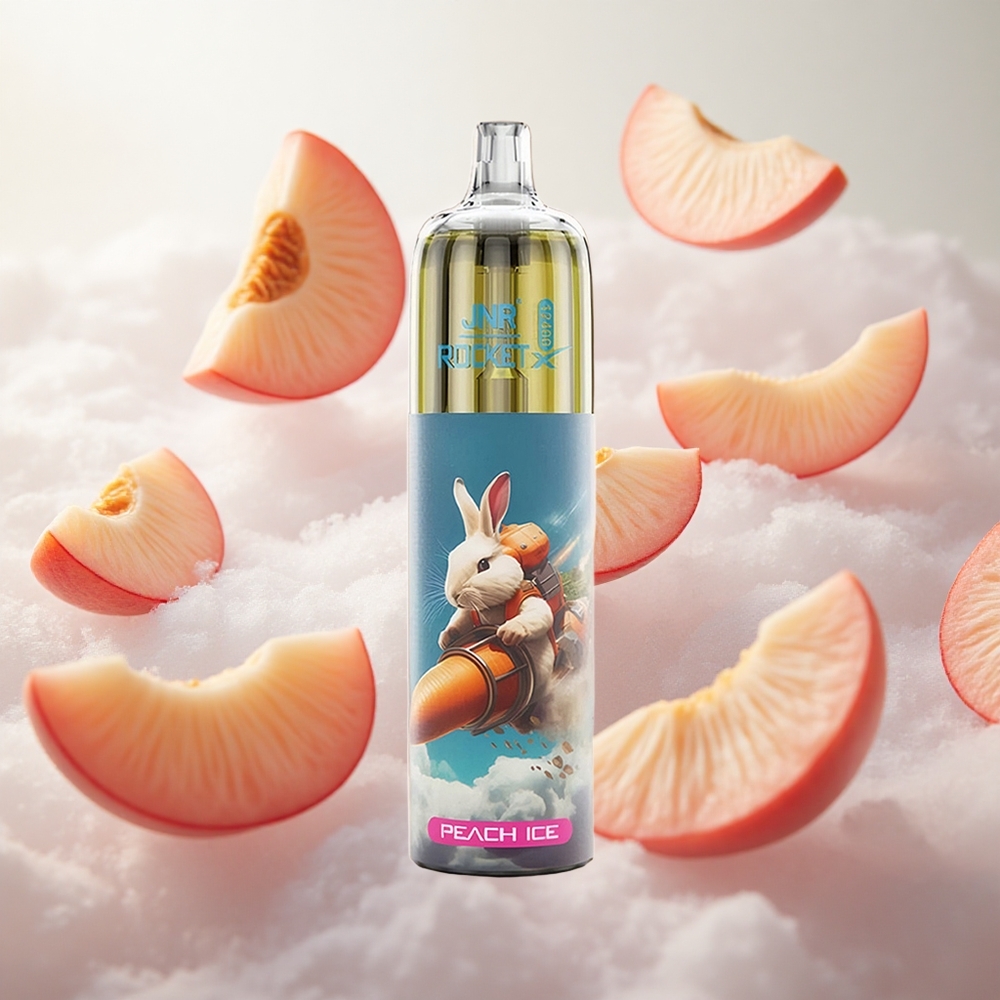 JNR Rocket-X 12400 Puffs Peach Ice s 25ml kapacitou e-liquidu Czech Republic wholesale