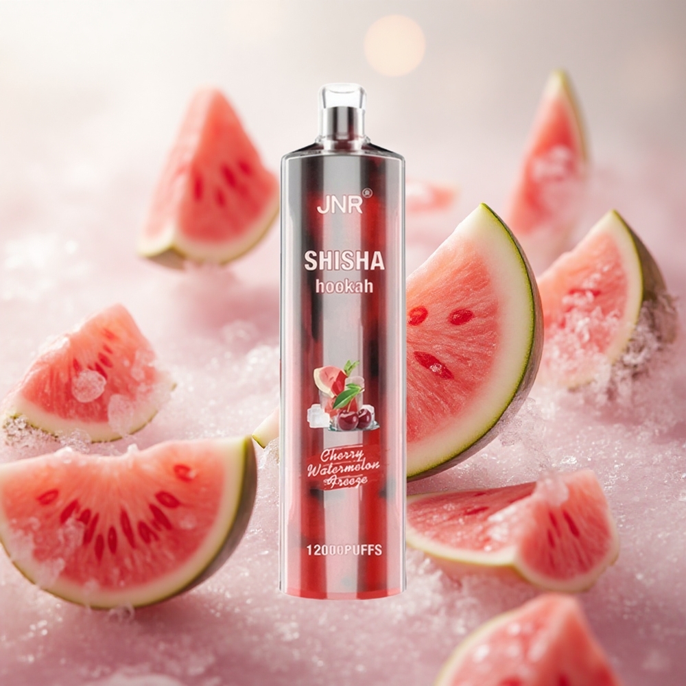 JNR Shisha Hookah 12000 Puffs Cherry Watermelon Freeze s kapacitou 24ml e-liquidu velkoobchod ČR