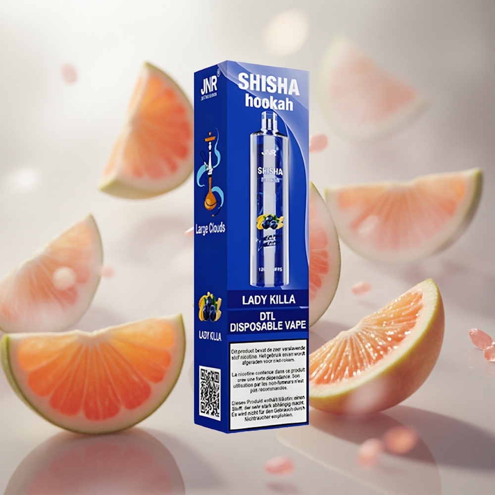 JNR Shisha Hookah 12000 Puffs Jednorázová Vape Lady Killa 24ml Kapalina Do E-cigaret Czech Republic wholesale
