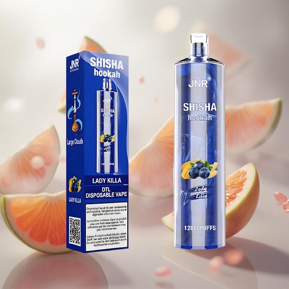 JNR Shisha Hookah 12000 Puffs Jednorázová Vape Lady Killa 24ml Kapalina Do E-cigaret Czech Republic wholesale