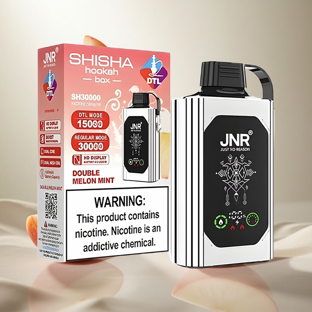 JNR Shisha Hookah Box 20500 Puffs Jednorázová Vape Double Apple Dual Mesh Coil  Dual Core Czech Republic wholesale