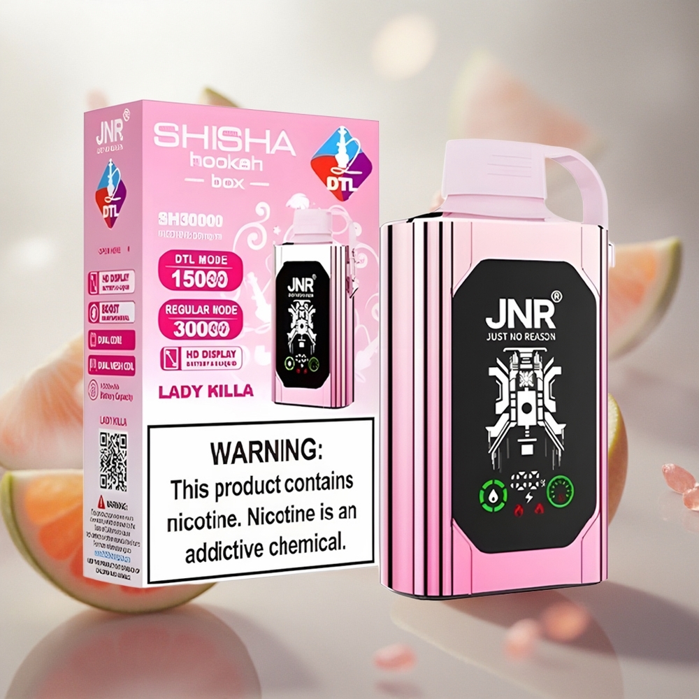 JNR Shisha Hookah Box 20500 Puffs Jednorázová Vape Lady Killa 25ml Kapacita Tekutin Czech Republic wholesale