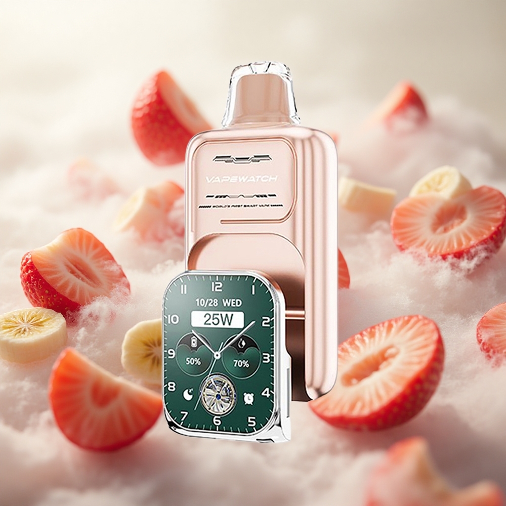 JNR Vape Watch 30000 Puffs Jednorázová Vape Jahoda Banán Kapacita baterie 1000mAh Czech Republic wholesale