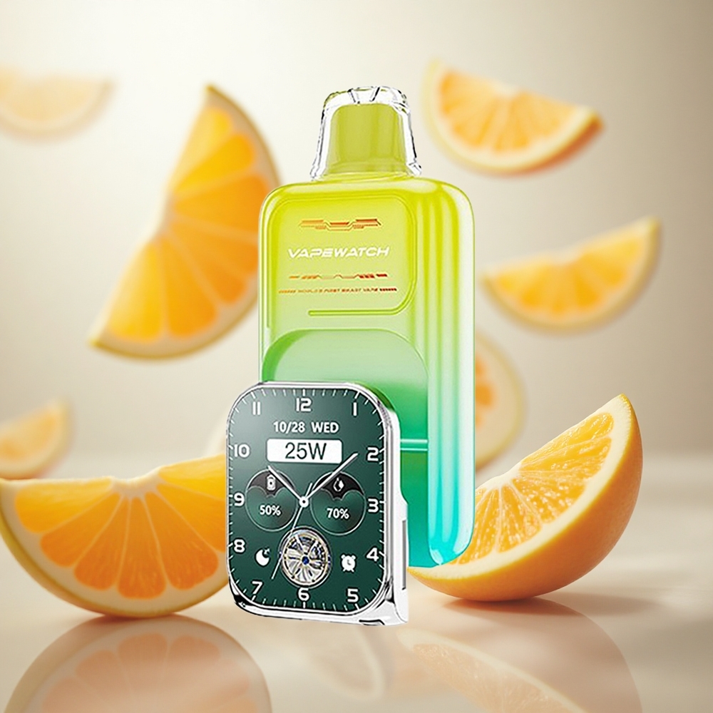 JNR Vape Watch 30000 Puffs Jednorázová Vape Orange Mango 19mL Kapacita e-liquidu Czech Republic wholesale