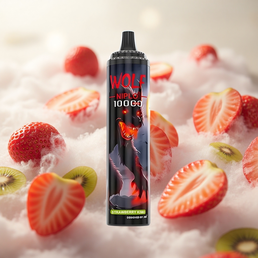 JNR Wolf Niplo 10000 Puffs Jahoda-Kiwi 20ml Kapalina Czech Republic wholesale