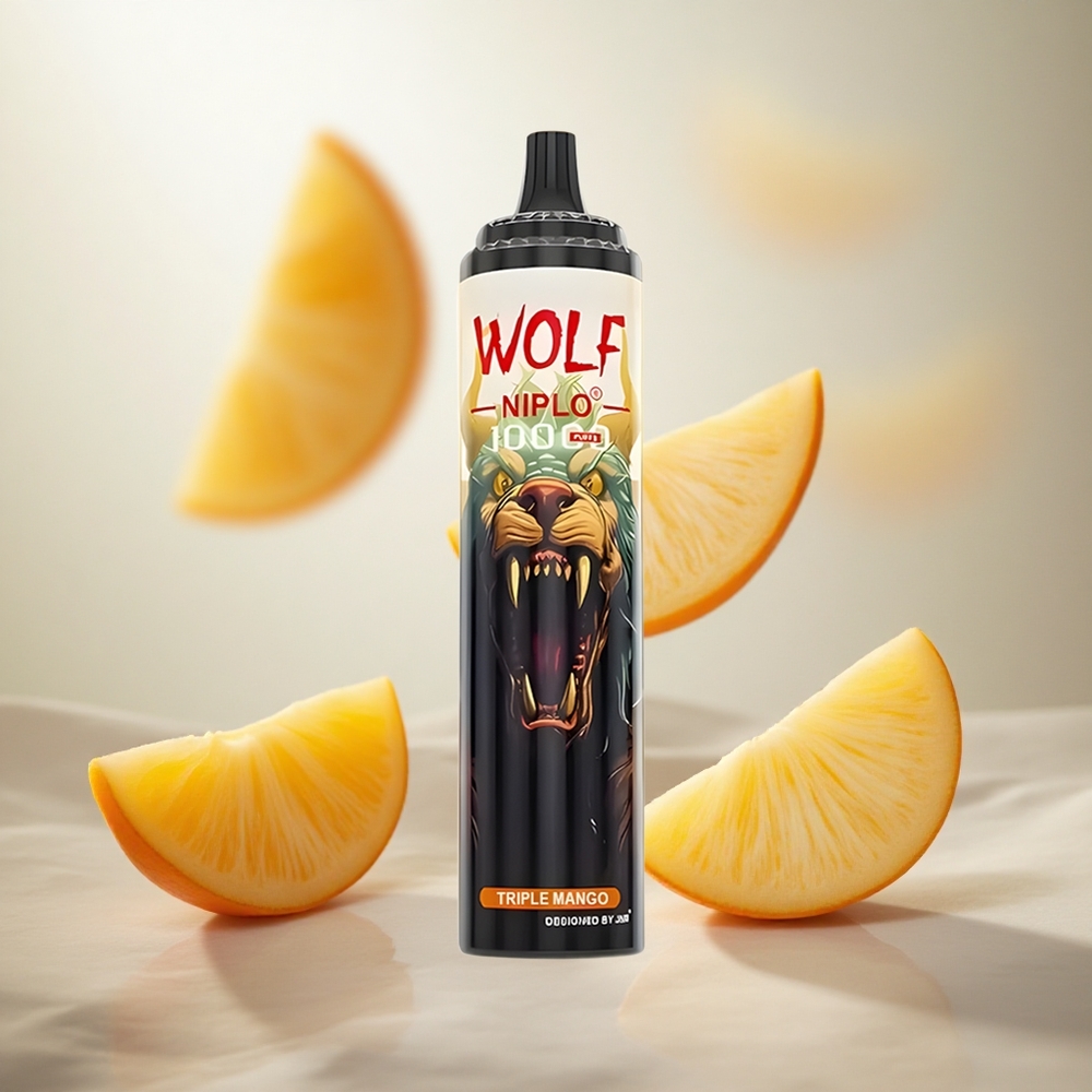 JNR Wolf Niplo 10000 Puffs Triple Mango 20ml Kapalina Czech Republic wholesale