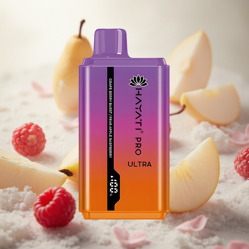 Hayati Pro Ultra 15000 Puffs Jednorázová Vape Grape Berry Burst 49 příchutí Czech Republic wholesale