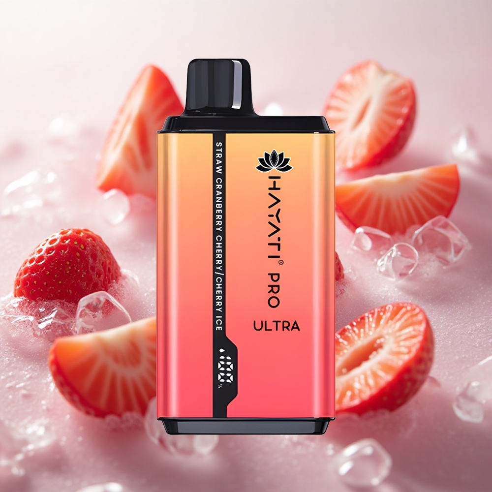 Hayati Pro Ultra 15000 Puffs Jednorázová Vape Jahoda Brusinka Třešně-Ledová Třešeň 49 příchutí Czech Republic wholesale
