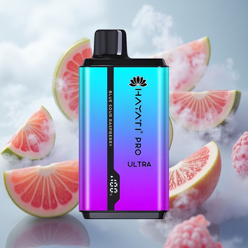 Hayati Pro Ultra 15000 Puffs Jednorázová Vape Modrá Kyselá Malina Czech Republic wholesale