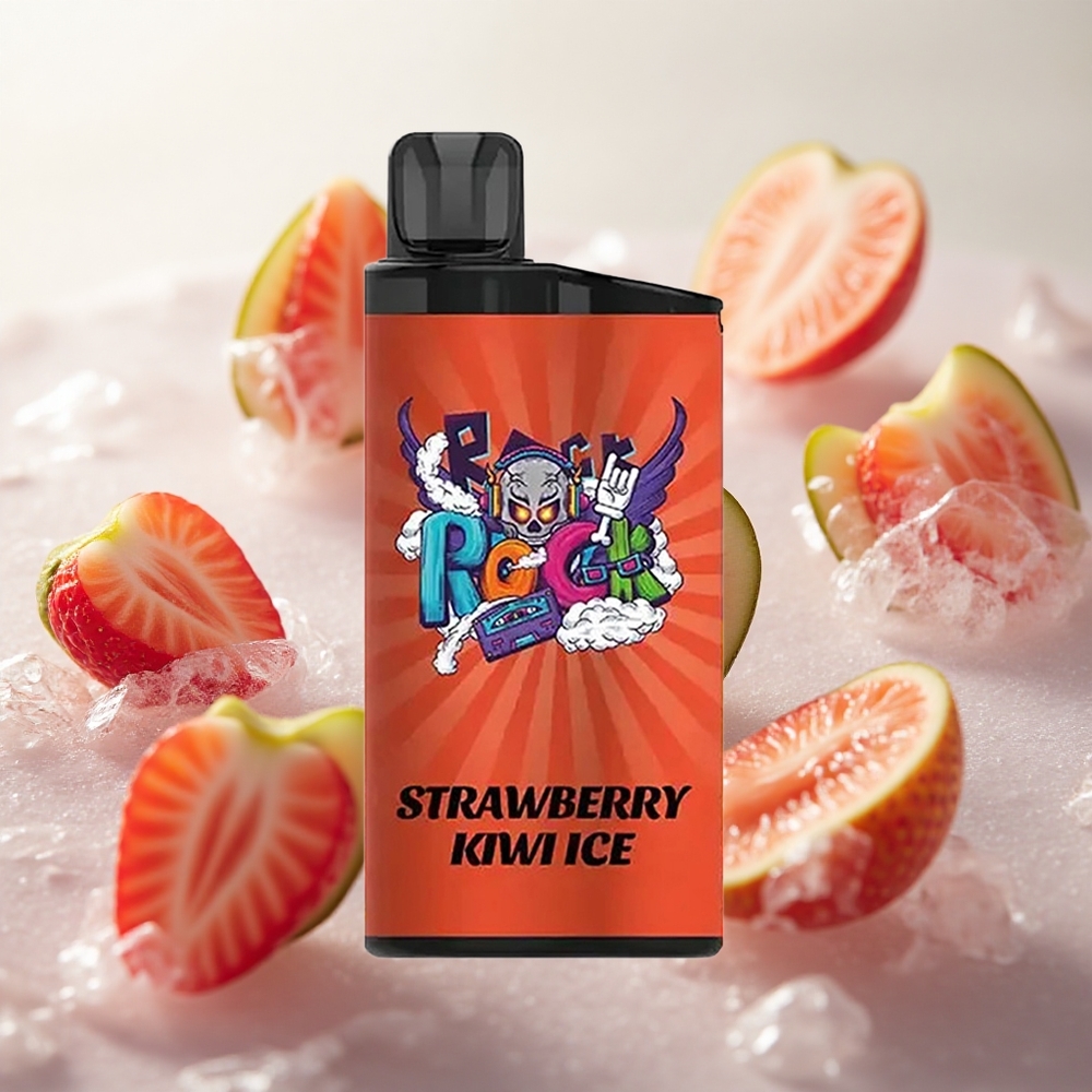 IGET Bar 3500 Puffs Jahoda Kiwi Led Jednorázová Vape Velikost 41,3x21,3x94,5mm Czech Republic wholesale
