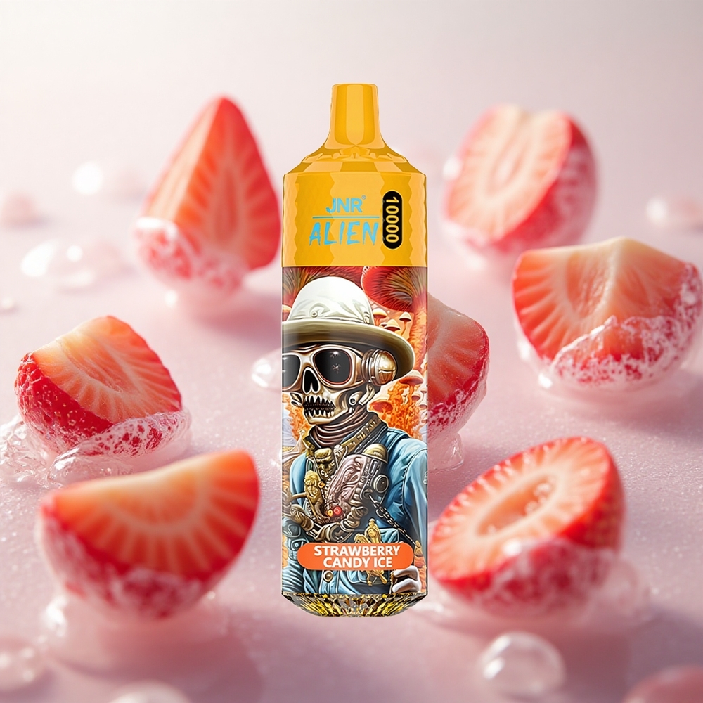 JNR Alien 10000 Puffs Jahodový bonbón led 20ml E-liquid Czech Republic wholesale