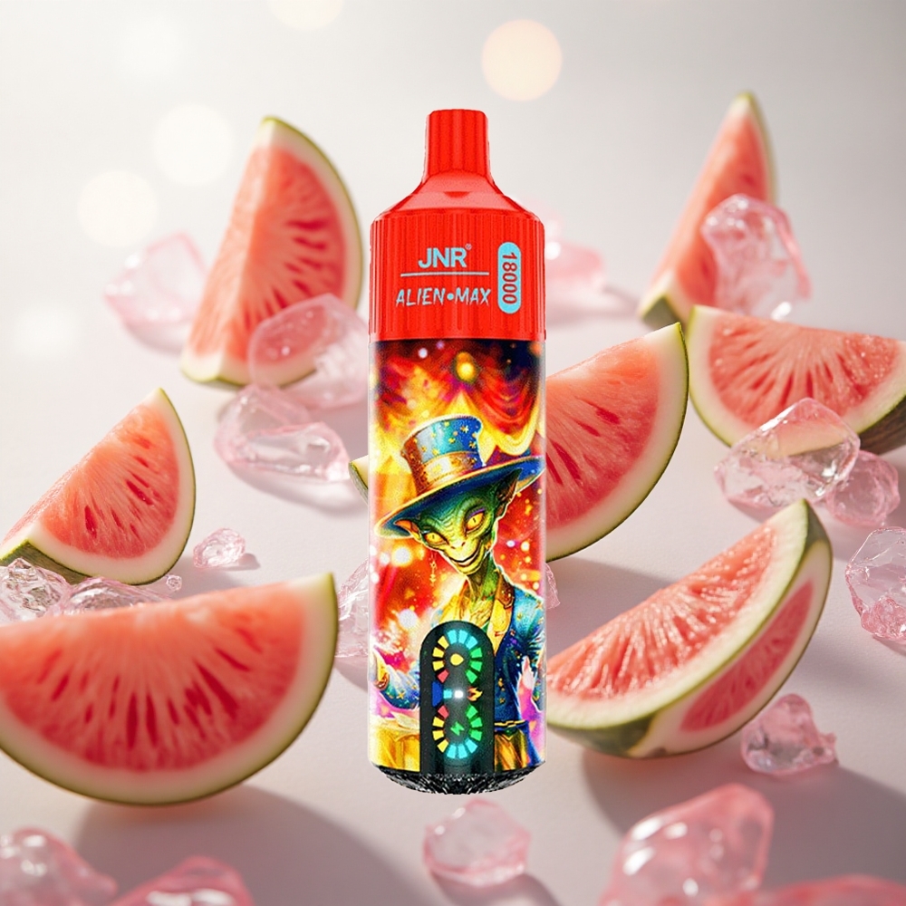 JNR Alien Max 18000 Puffs Jednorázová Vape Melounový led s 28ml e-liquid Czech Republic wholesale
