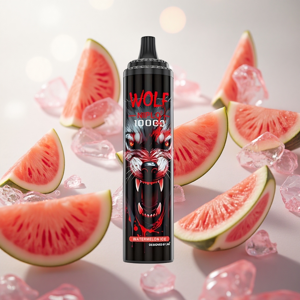 JNR Wolf Niplo 10000 Puffs Vodní meloun Led 20ml Kapacita e-liquidu Czech Republic wholesale